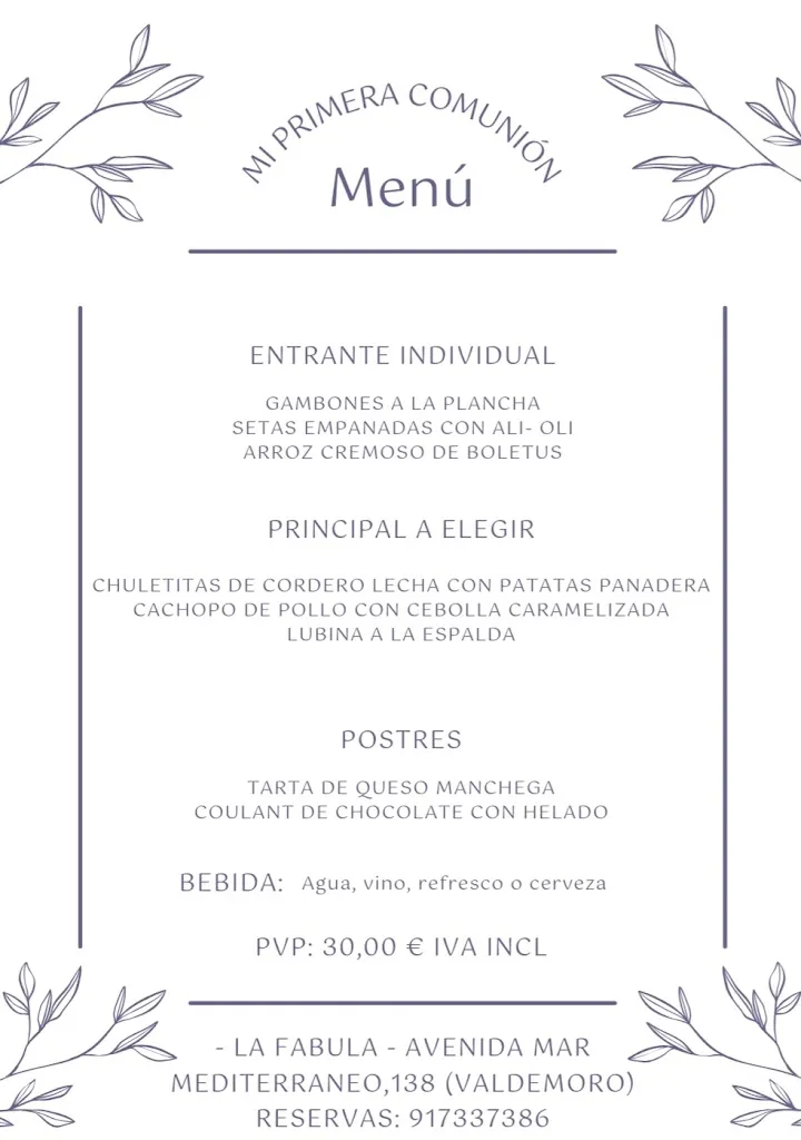 Menu_Restaurante La Fabula_Valdemoro_image_3