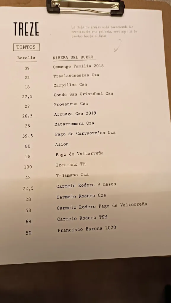 Menu_Treze Restaurante Alhaurín_Alhaurín el Grande_image_2