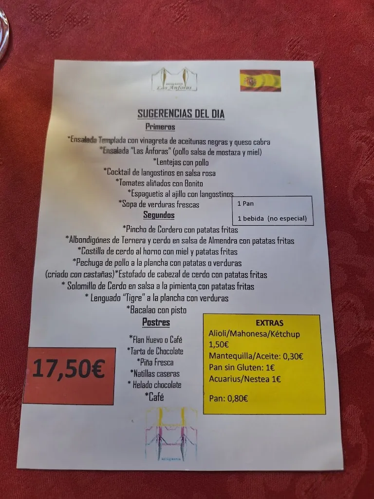 Menu_Restaurante Las Ánforas_Alhaurín el Grande_image_3