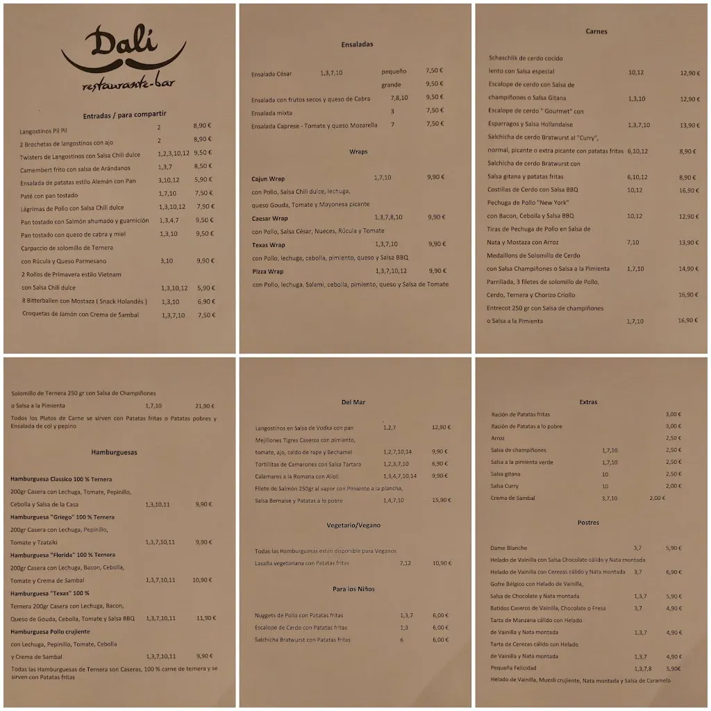 Menu_Restaurante Bar Dali_Alhaurín el Grande_image_1