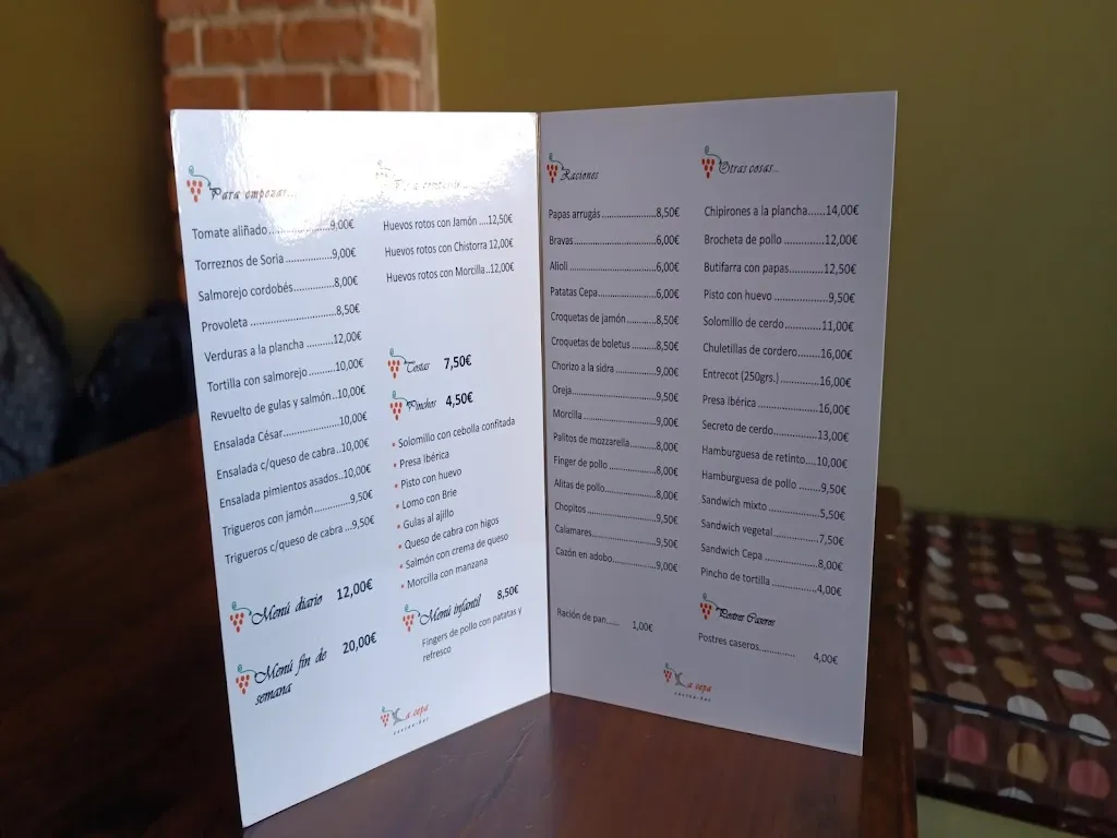 Menu_La Cepa Cocina Bar_Villanueva del Pardillo_image_3
