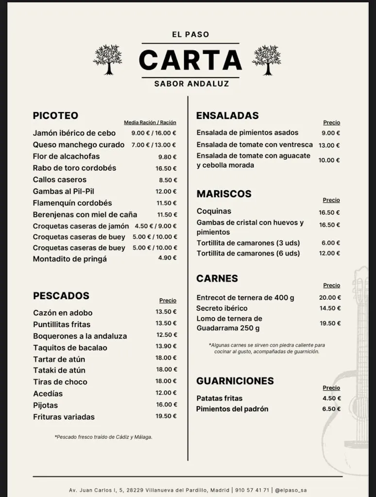 Menu_El Paso Sabor Andaluz_Villanueva del Pardillo_image_1