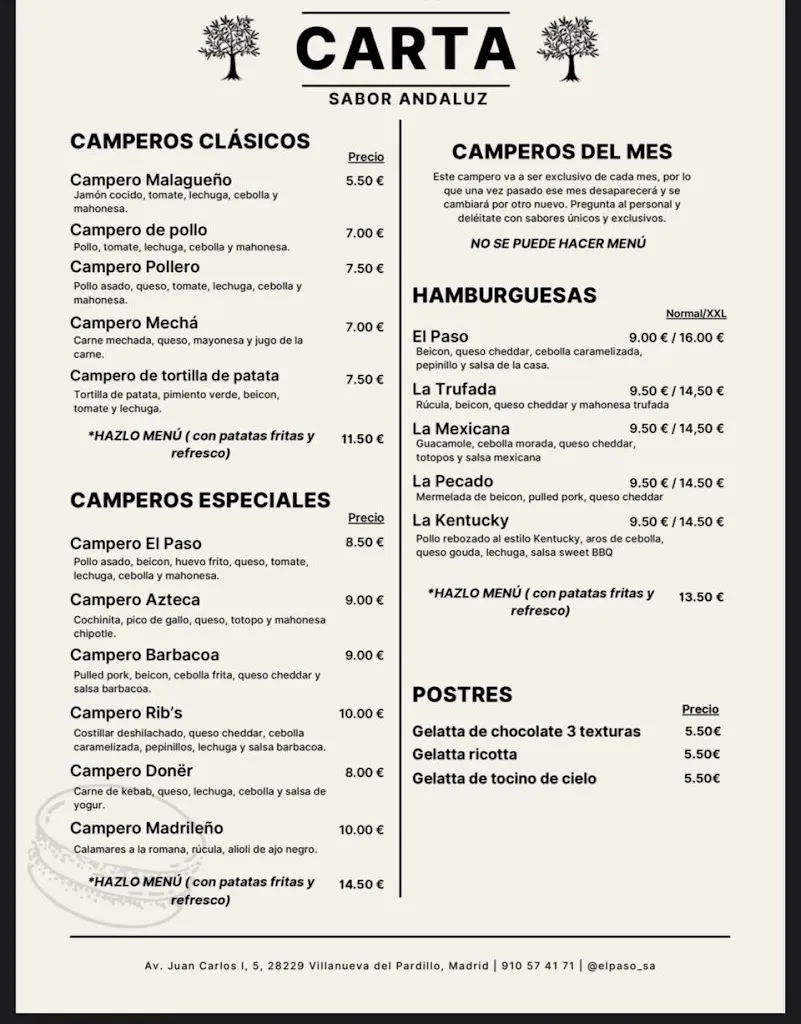 Menu_El Paso Sabor Andaluz_Villanueva del Pardillo_image_3