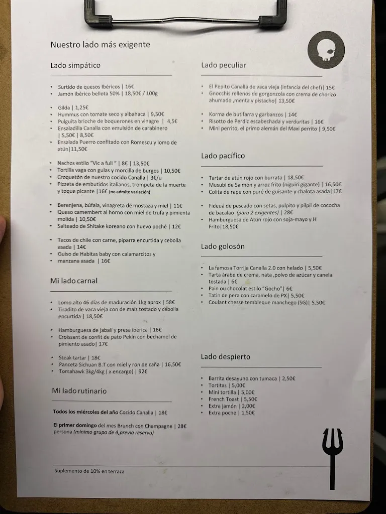 Menu_Refugio Canalla_Villanueva del Pardillo_image_1