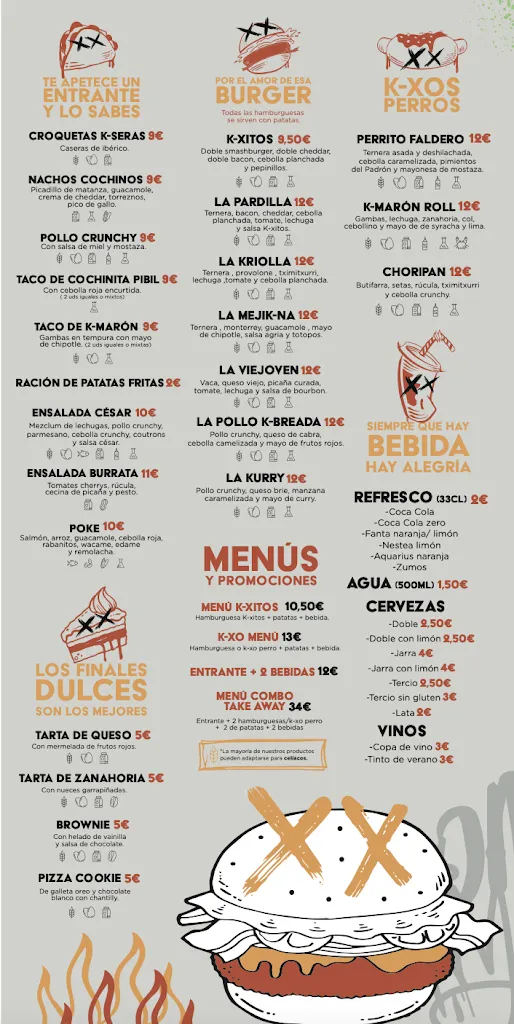 Menu_K-xitos urban food_Villanueva del Pardillo_image_1