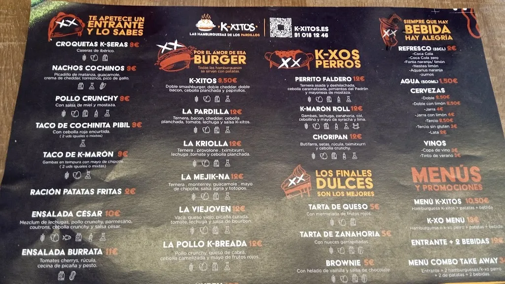 Menu_K-xitos urban food_Villanueva del Pardillo_image_2