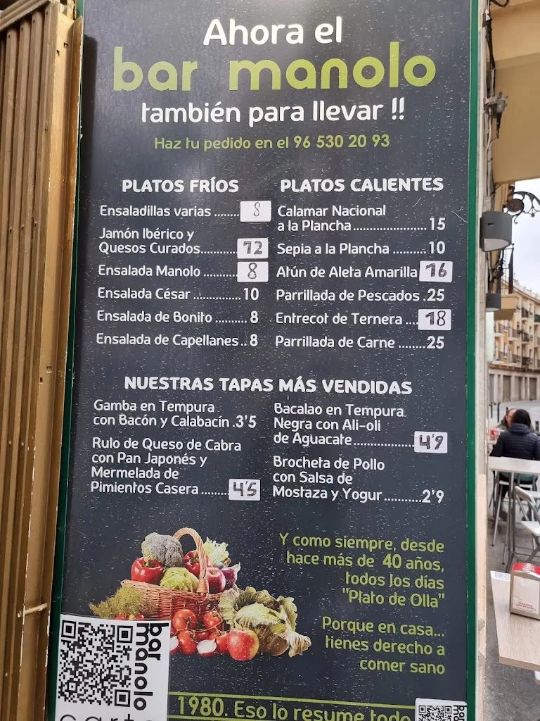 Menu_Bar Restaurante Manolo_Orihuela_image_1