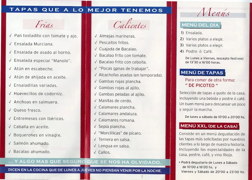 Menu_Bar Restaurante Manolo_Orihuela_image_3