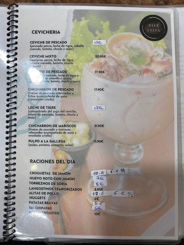 Menu_Beer & Creer_Villanueva del Pardillo_immagine_4