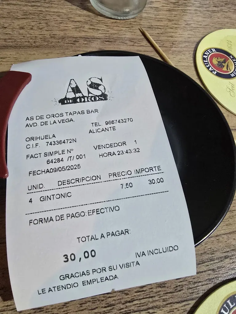 Robert Alcazar_As de Oros Orihuela Restaurante_Orihuela_review