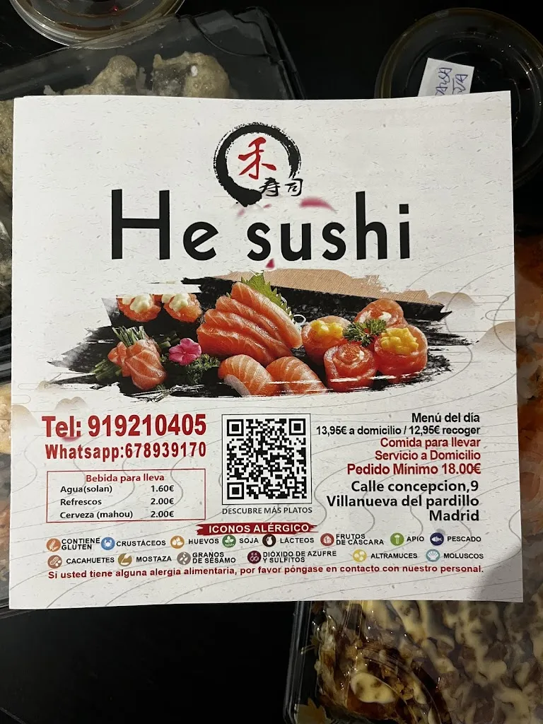 Merary Rodriguez_He Sushi_Villanueva del Pardillo_review