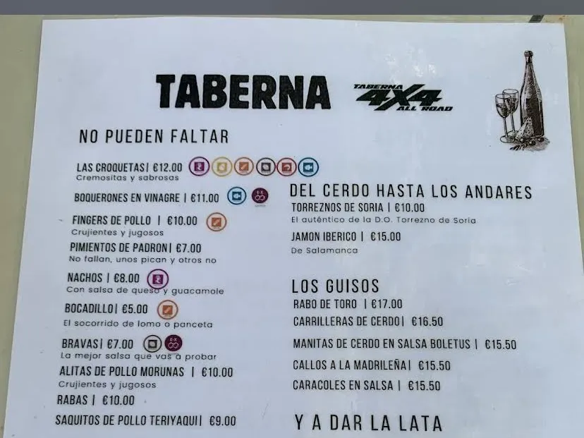 Maria Lopez_Taberna 4x4_Villanueva del Pardillo_review