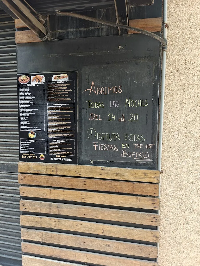 Menu_The hot Buffalo_Orihuela_immagine_2
