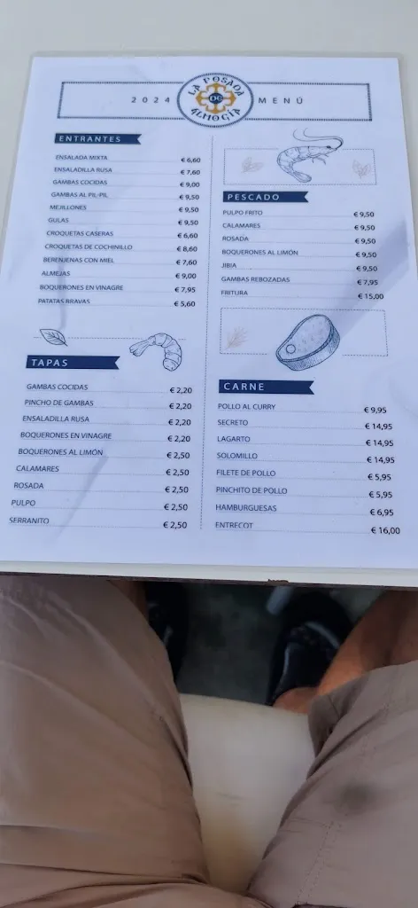 Menü_LA POSADA DE ALMOGIA_Almogía_Bild_3