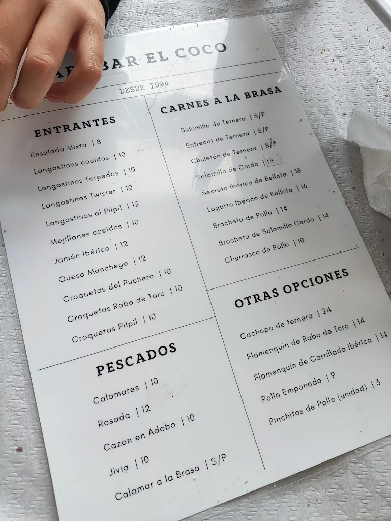 Menu_Bar Coco_Almogía_image_1