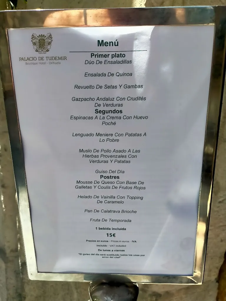 Menu_Terraza las Huellas de Miguel Hernández_Orihuela_image_3