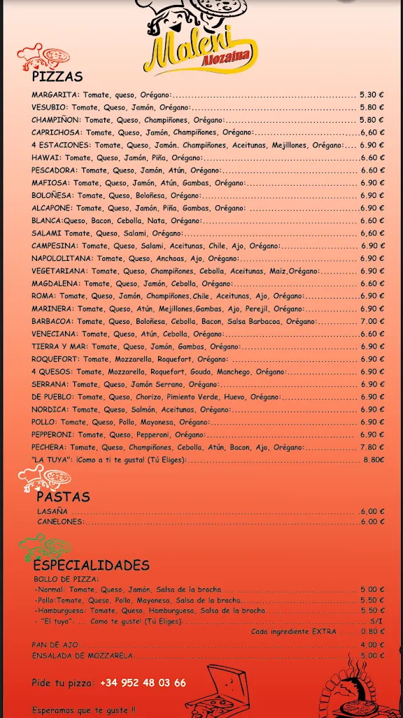 Menu_Pizzería Maleni_Alozaina_image_3