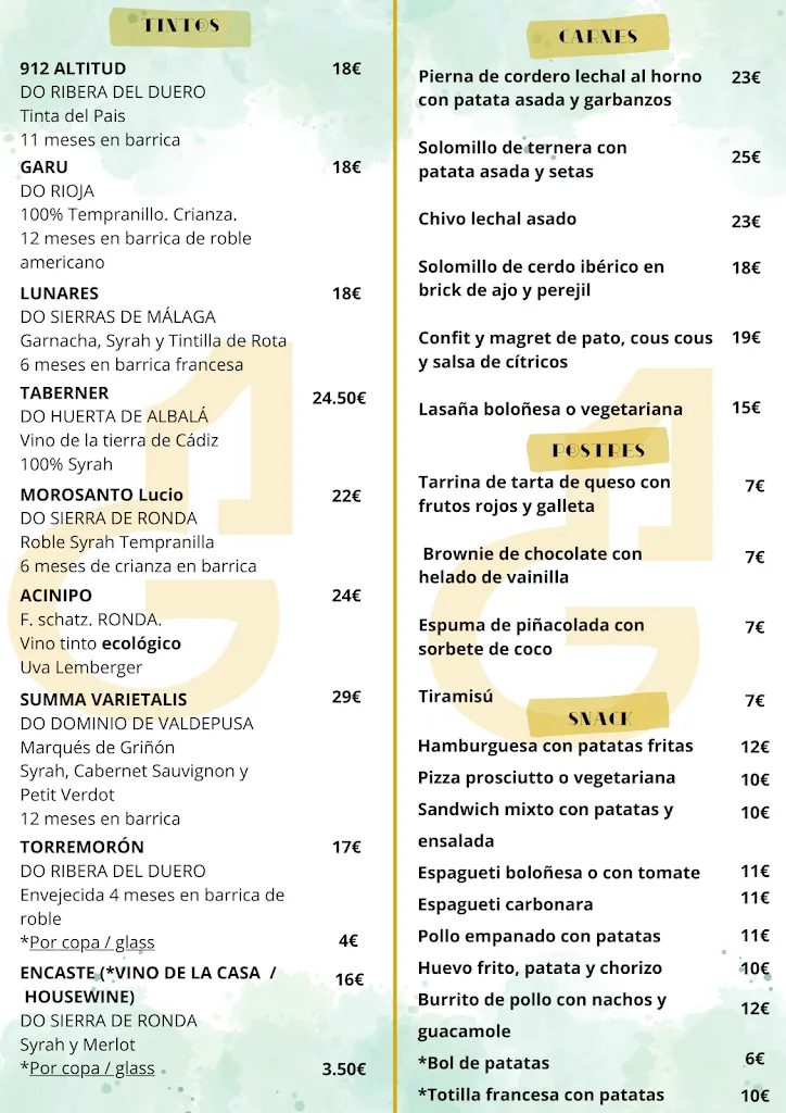 Menu_Hotel Cerro De Hijar_Alozaina_image_2