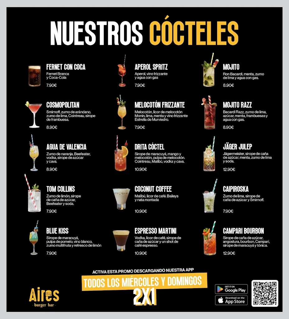 Menu_Aires Burger Bar | Orihuela_Orihuela_image_1