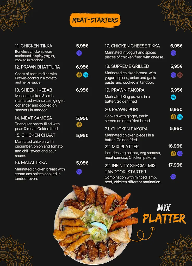 Menu_Infinity indian restaurant_Alhaurín de la Torre_image_4