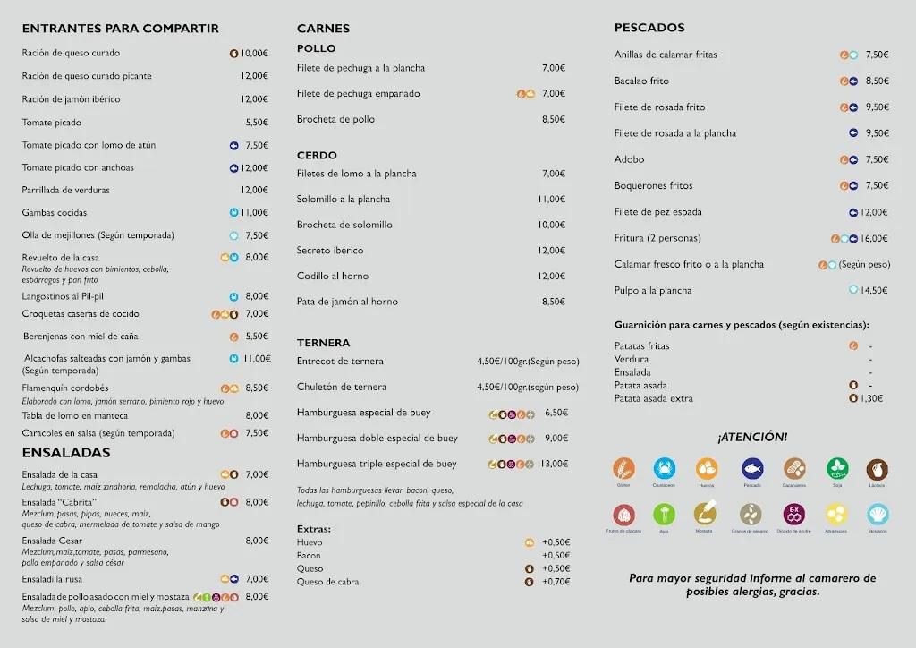 Menu_Casa Peña_Alhaurín de la Torre_image_1