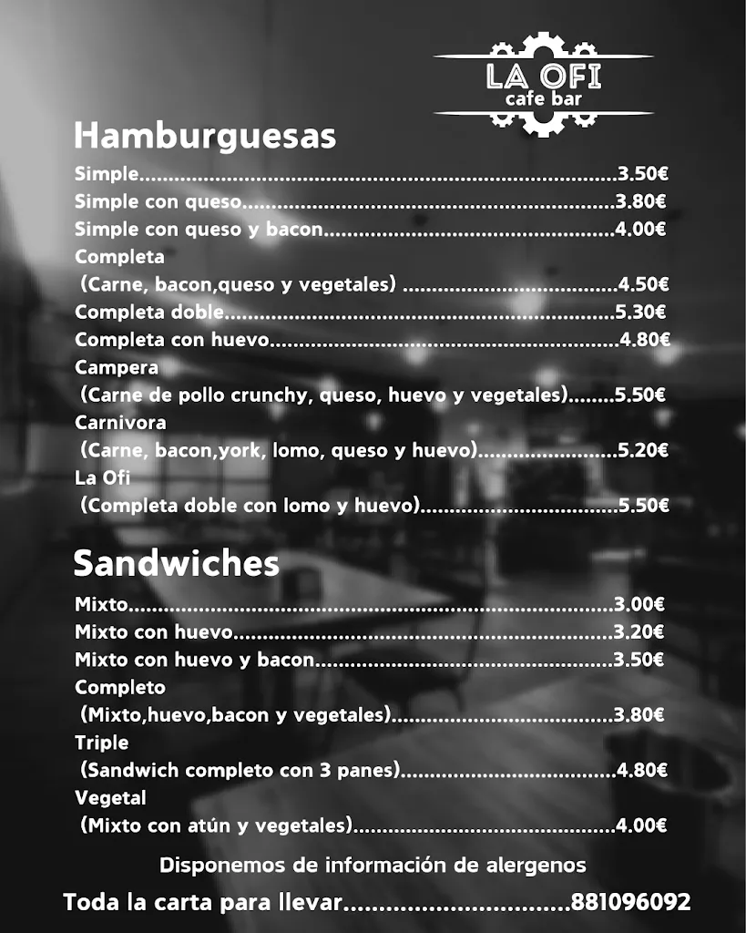 Menu_La Ofi Café Bar_Boiro_image_2