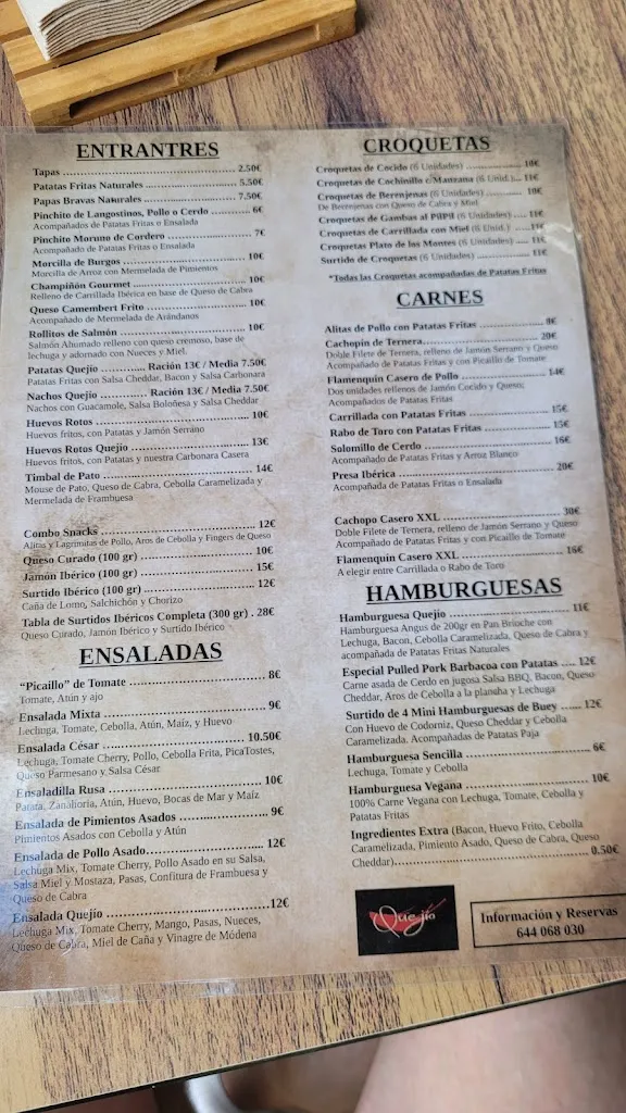 Menu_Restaurante-Bar Quejío_Alhaurín de la Torre_image_2