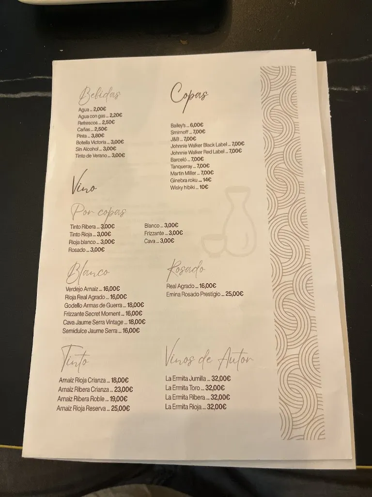 Menu_Soho Restaurant_Alhaurín de la Torre_image_1