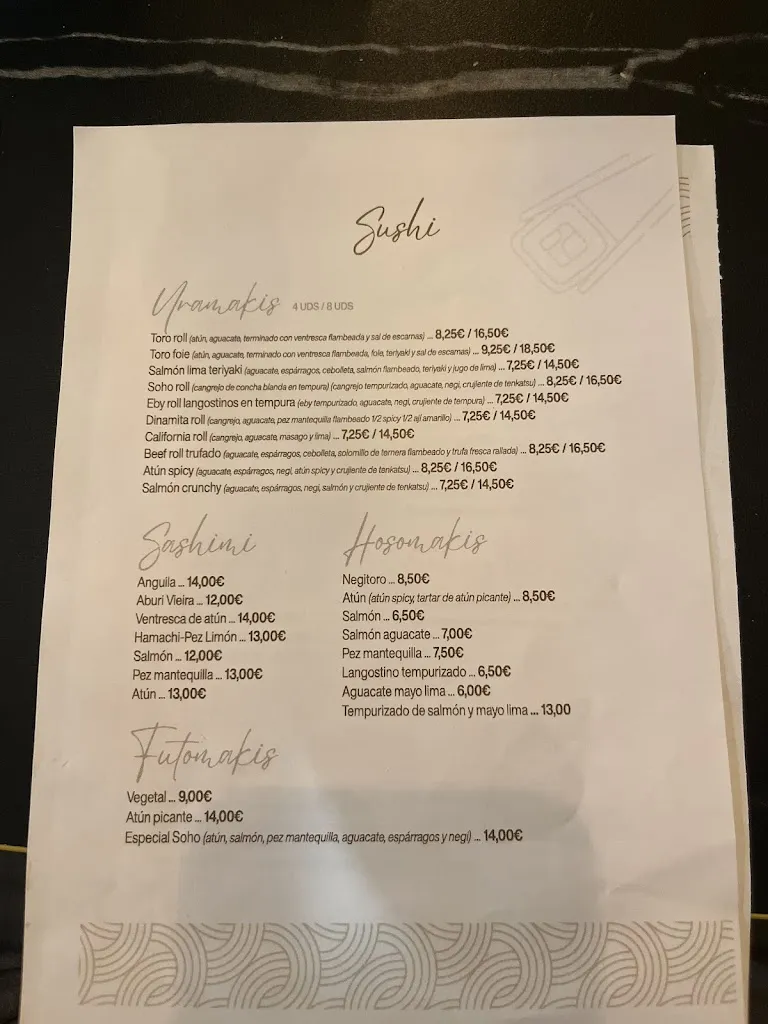 Menu_Soho Restaurant_Alhaurín de la Torre_image_4