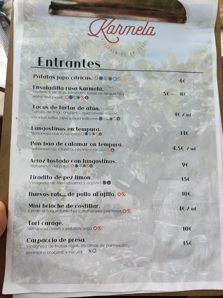 Menu_Karmela Restaurant_Alhaurín de la Torre_immagine_4