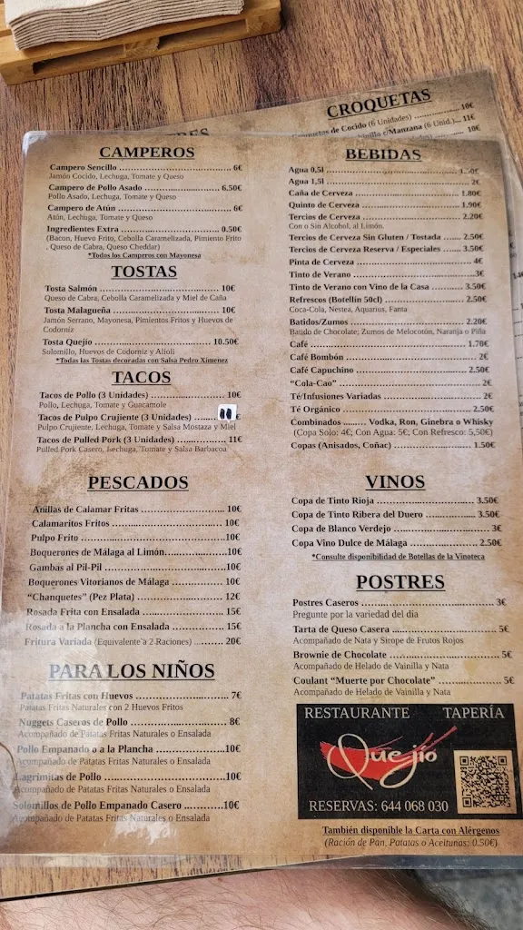 Menu_Cafe-Bar La Baranda_Alhaurín de la Torre_image_2