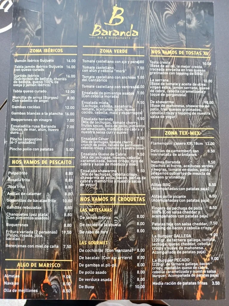 Menu_Cafe-Bar La Baranda_Alhaurín de la Torre_image_4