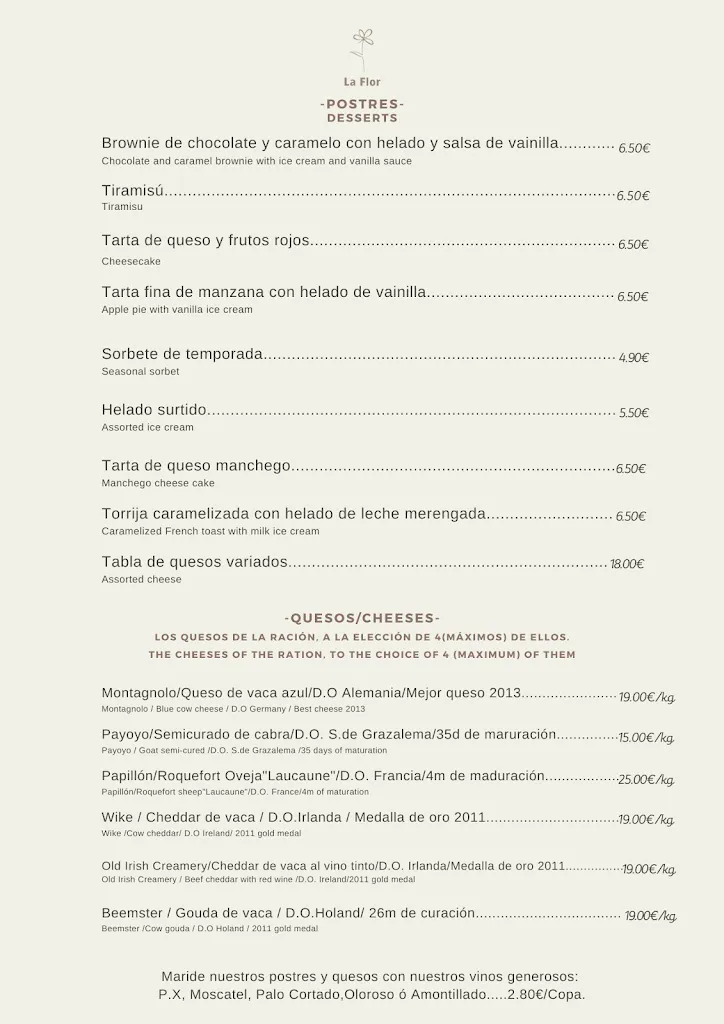 Menu_La Flor Restaurant_Alhaurín de la Torre_image_2
