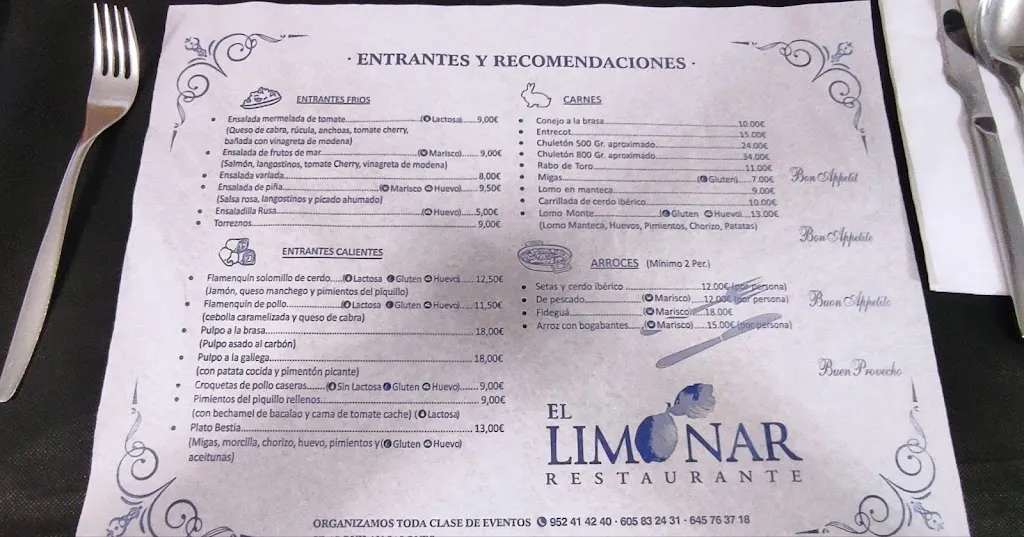 Menu_Restaurante El Limonar_Alhaurín de la Torre_image_1