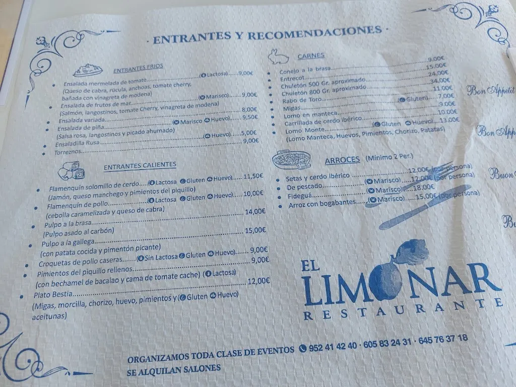 Menu_Restaurante El Limonar_Alhaurín de la Torre_image_2