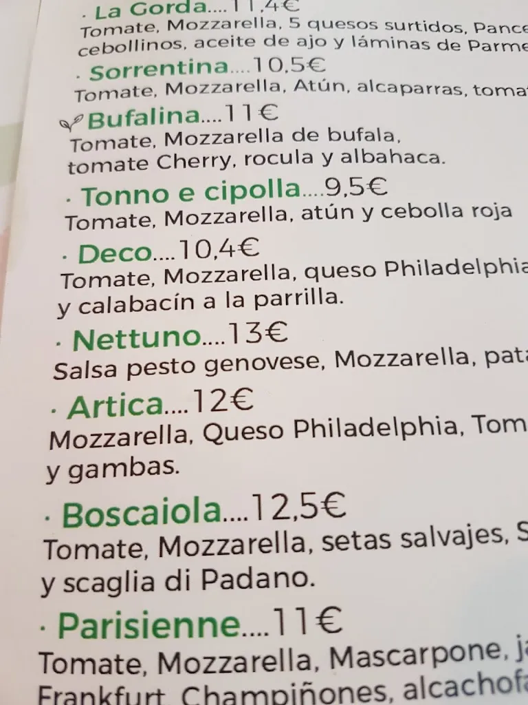 Menu_Pizzeria Cuore Italiano_Alhaurín de la Torre_image_3