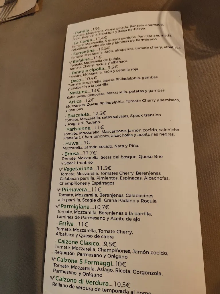 Menu_Pizzeria Cuore Italiano_Alhaurín de la Torre_image_4