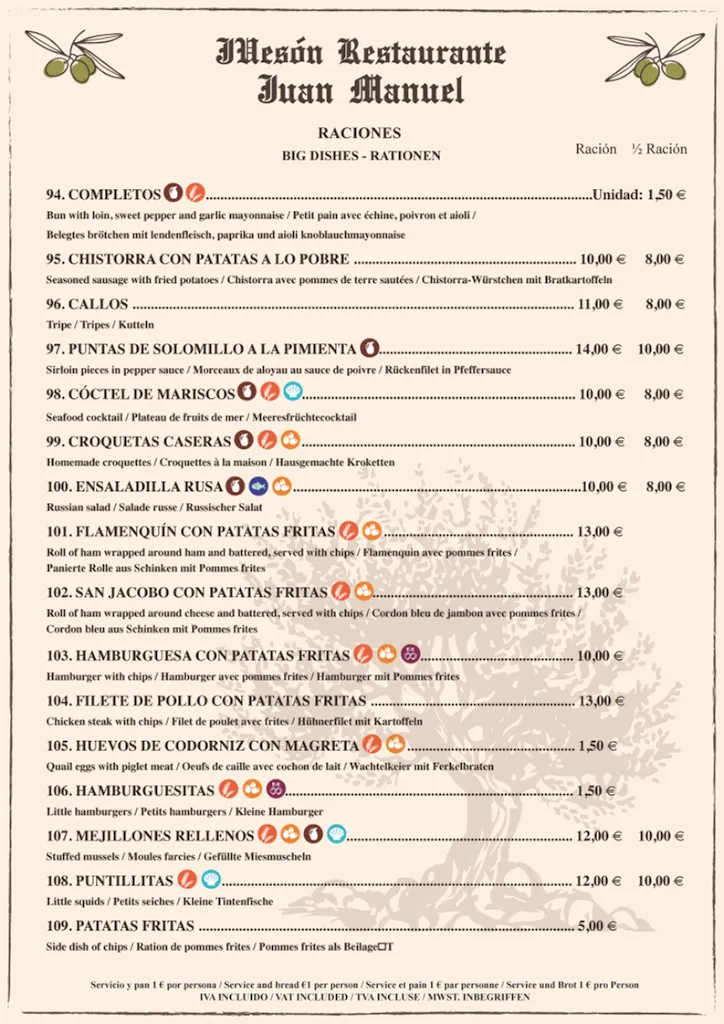 Menu_Restaurante Mesón Juan Manuel_Antequera_image_1