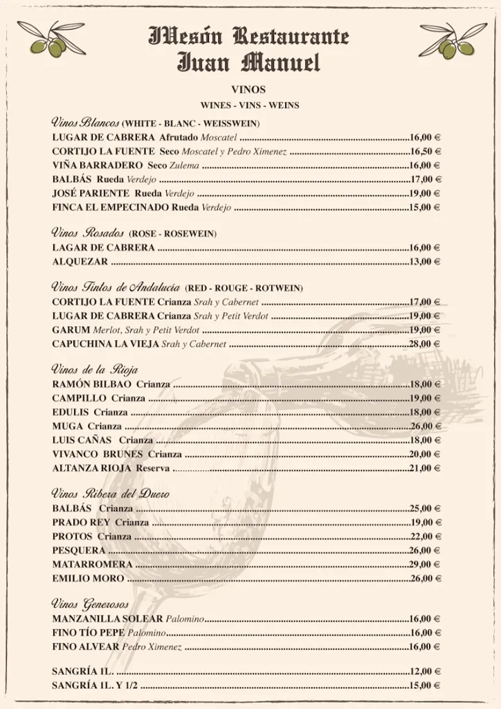 Menu_Restaurante Mesón Juan Manuel_Antequera_image_2