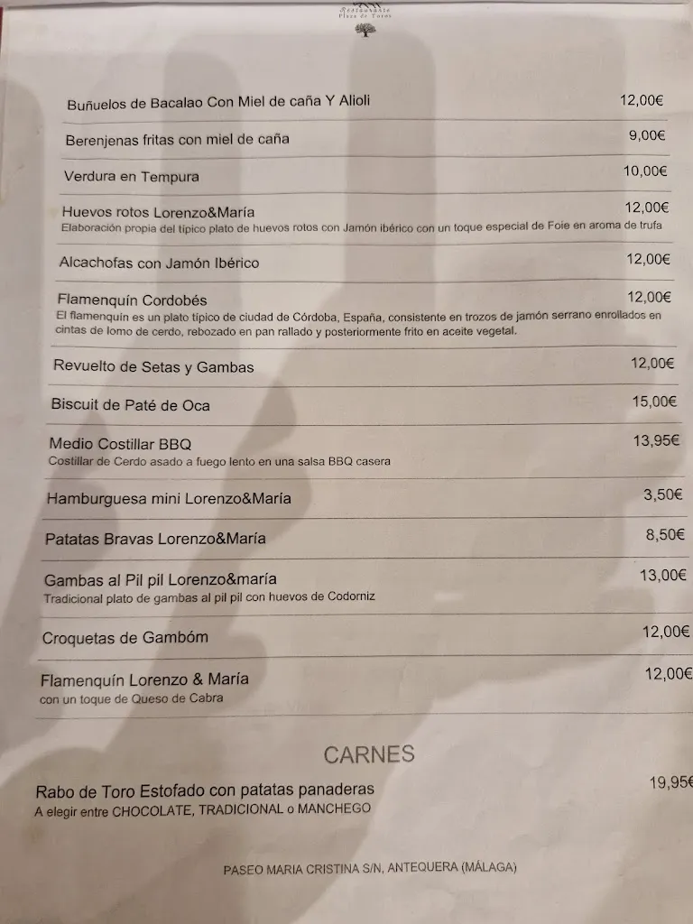 Menu_Restaurante Plaza de Toros_Antequera_image_4