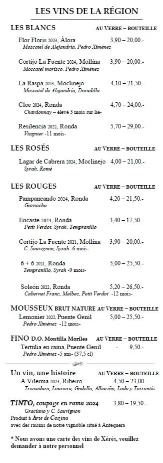 Menu_Arte de Tapas_Antequera_image_4