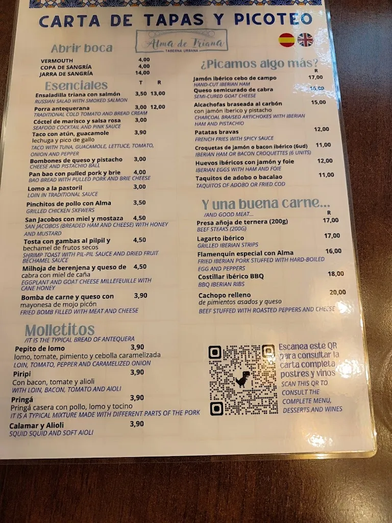 Menu_Alma de Triana_Antequera_image_1