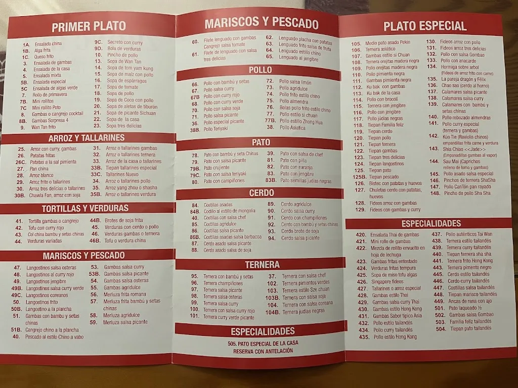 Menu_Chinese Restaurant_Pego_image_2