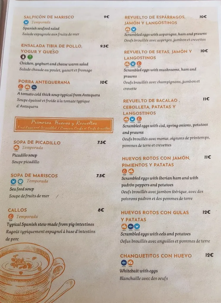 Menu_Cafetería - Restaurante El Mercado_Antequera_image_1