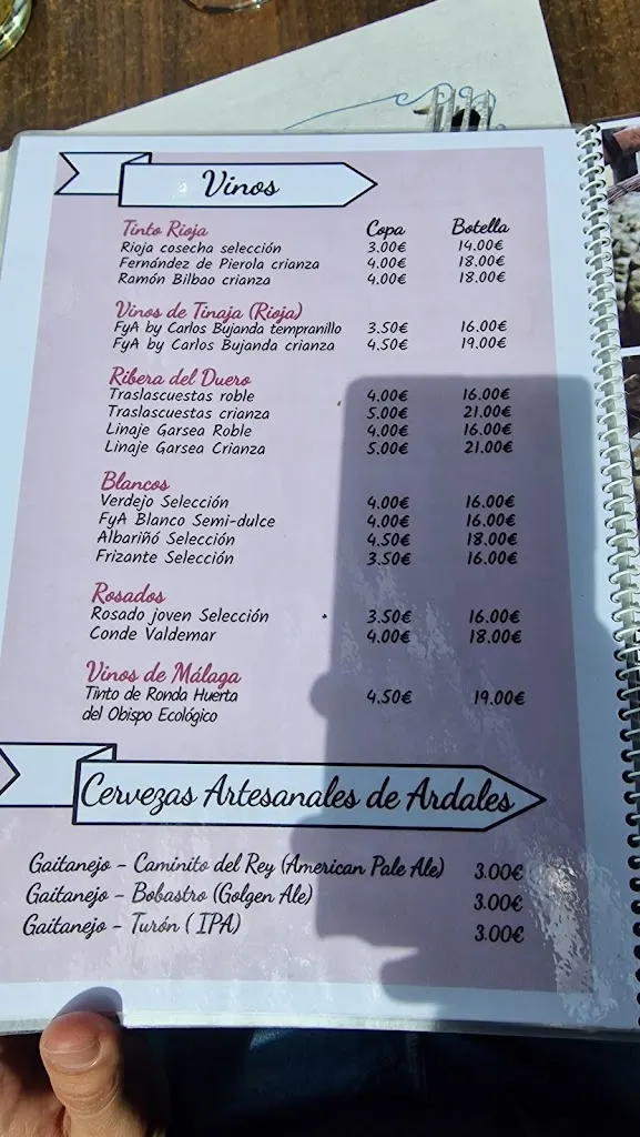 Menu_Restaurante El Mirador Ardales_Ardales_image_2