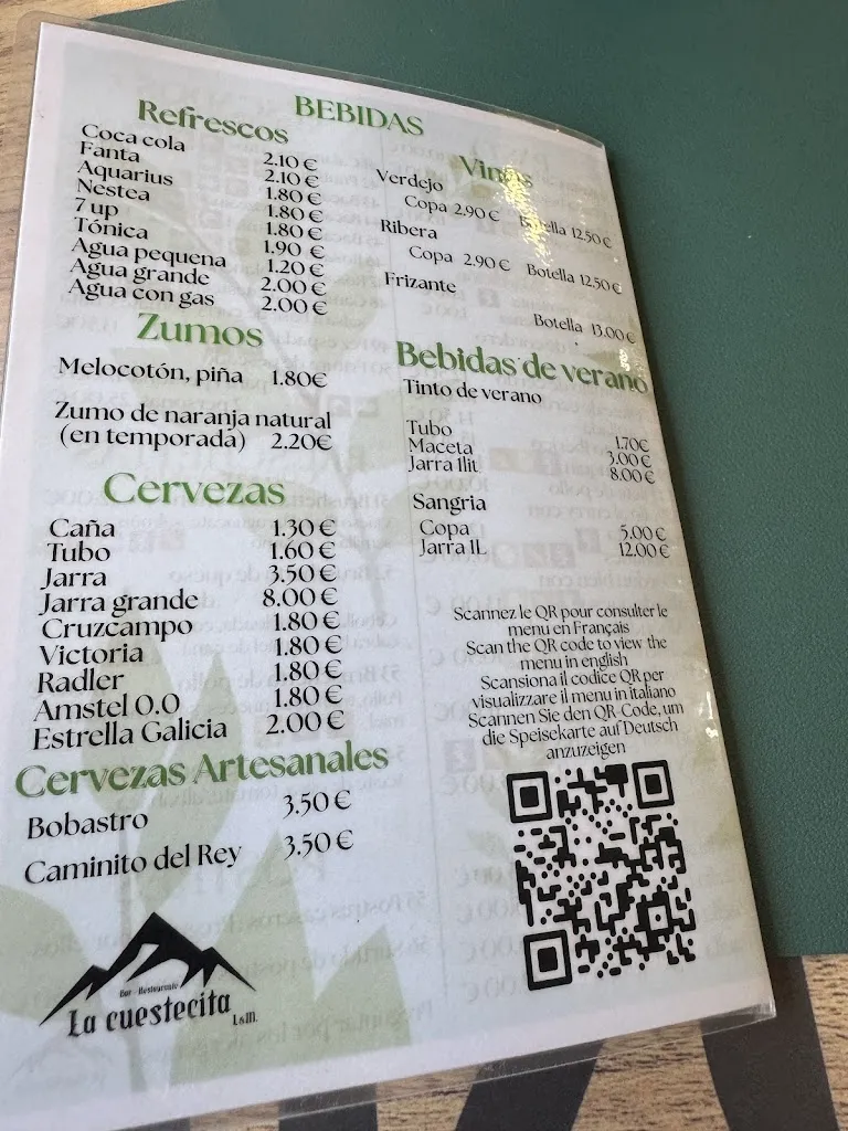 Menu_Restaurante La cuestecita_Ardales_image_1