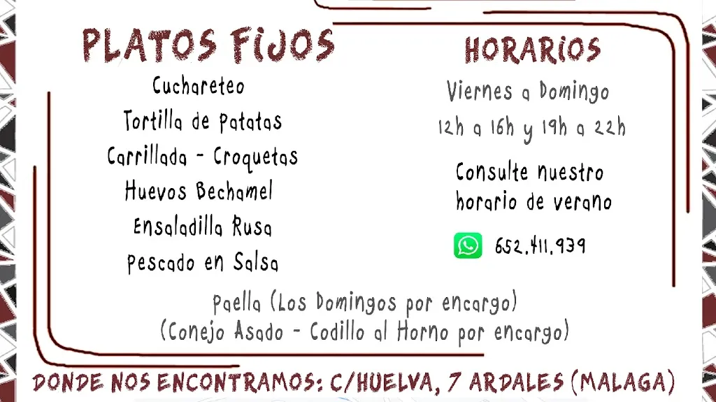 Menu_Las Niñas de Juan El Porra_Ardales_image_2