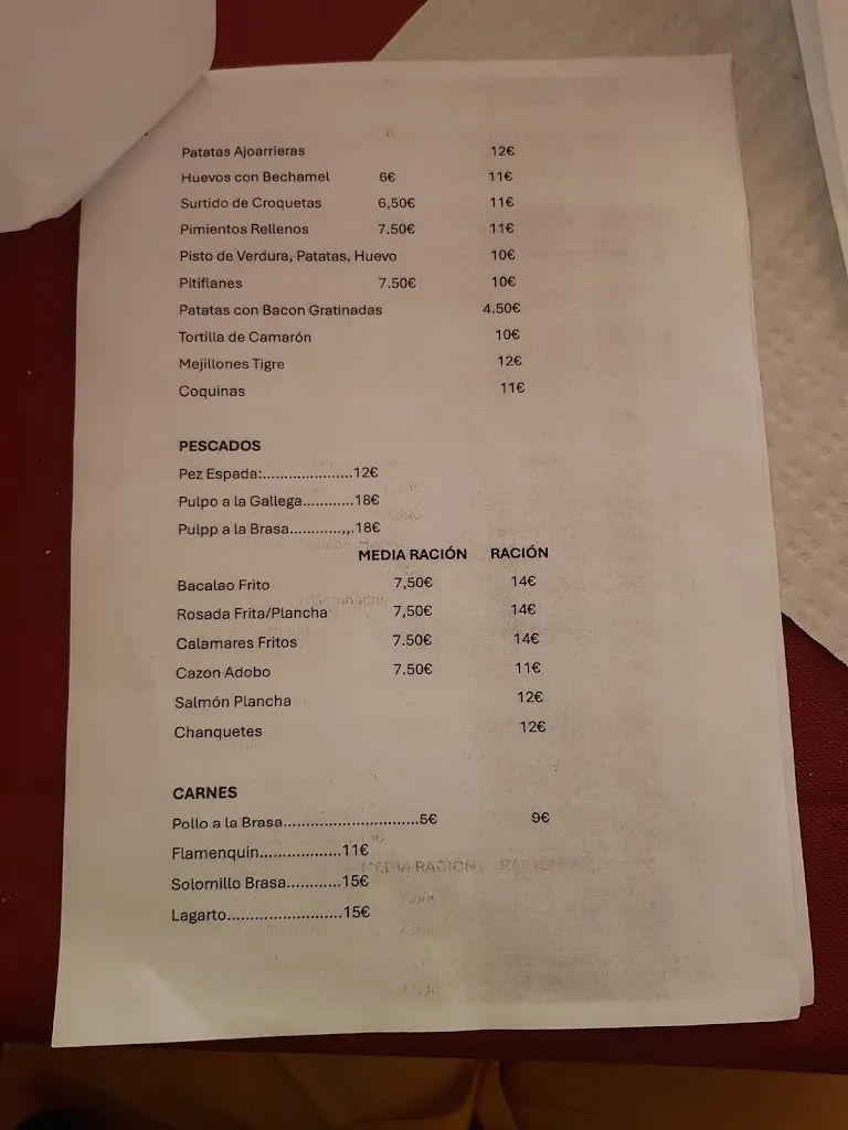 Menu_Restaurante Café Bar La Guinda_Ardales_image_1