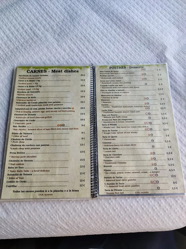 Menu_Hostal Restaurante Mejias_Archidona_immagine_1