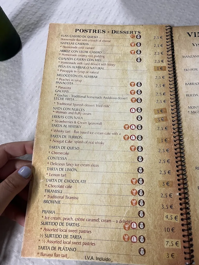 Menu_Hostal Restaurante Mejias_Archidona_immagine_3